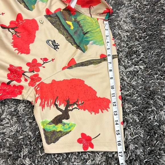New NIKE Sportswear Dri-Fit Cherry Blossom Button Up Shirt jersey style - Picture 8 of 16